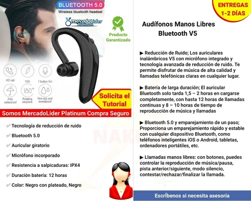 Audifono inalambrico Manos Libres BT-29