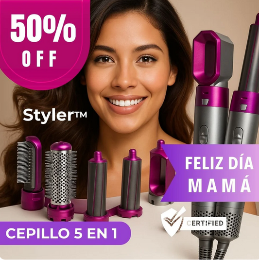 COMBO X2 MASCARILLAS+CEPILLO 5 EN 1